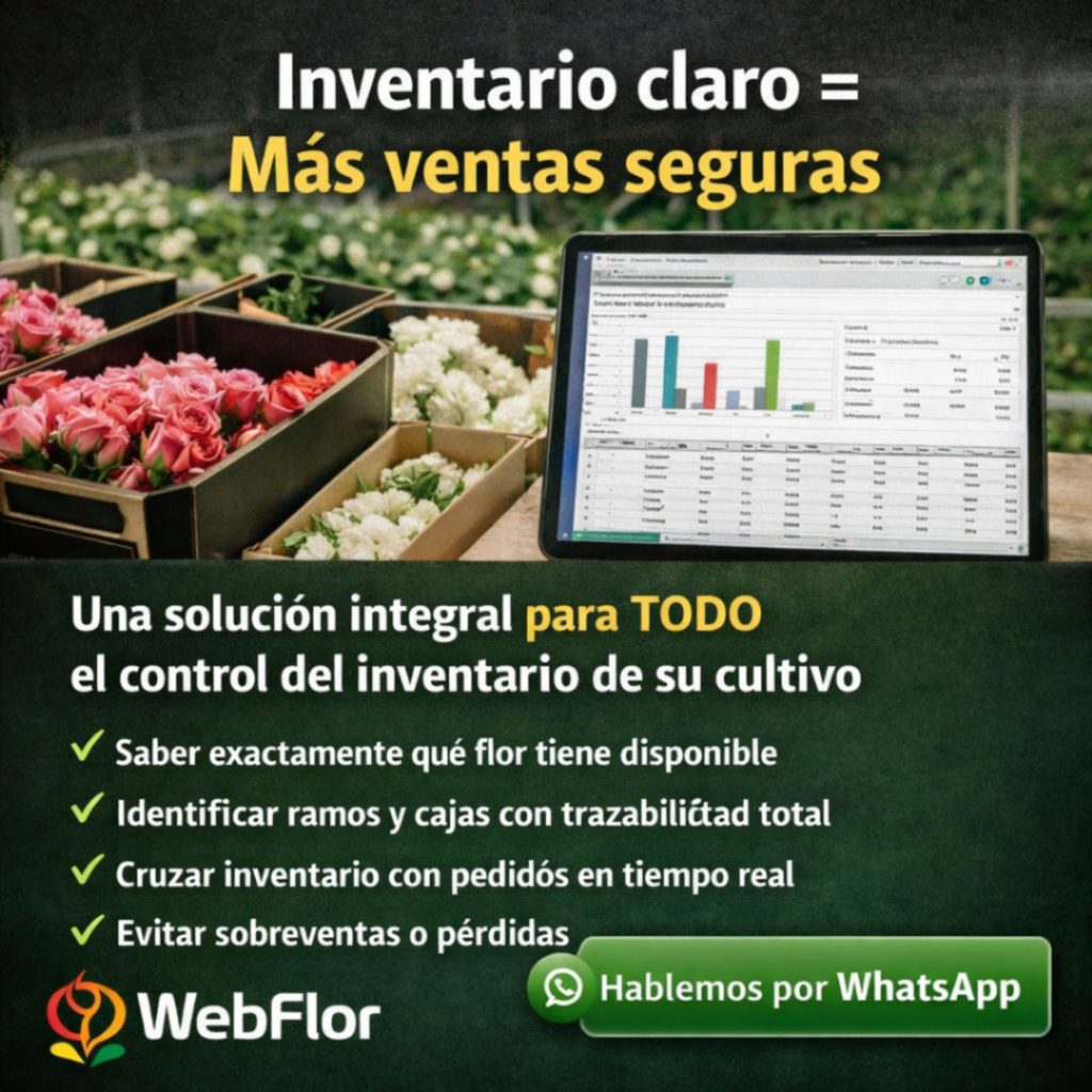 Inventario claro con WebFlor