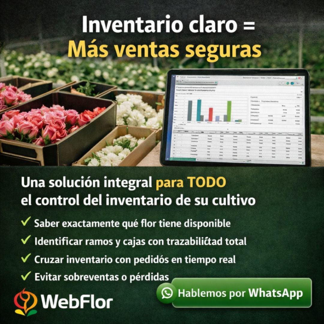 Inventario claro con WebFlor