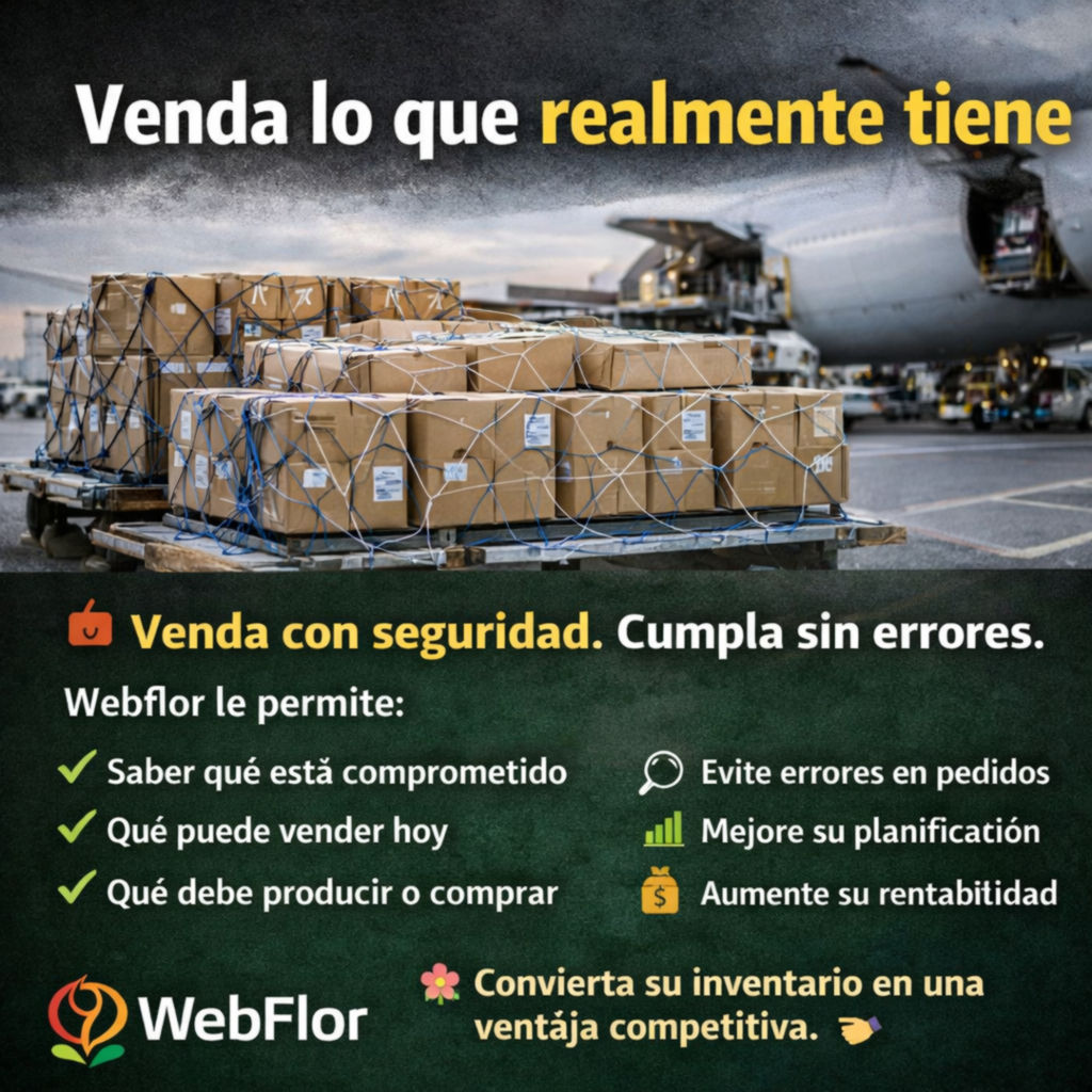 Venda lo que realmente tiene con Webflor