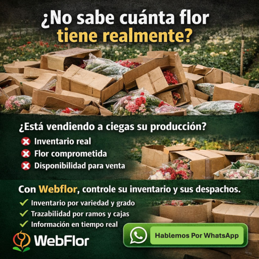 No sabe cuanta flor tiene realmente